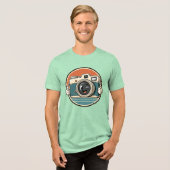 スマイルヴィンテージカメラTシャツ トライブレンドＴシャツ (正面全面)