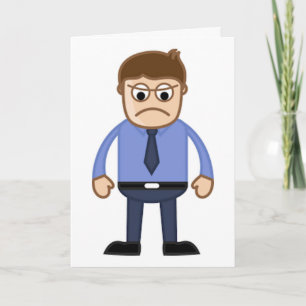 スマイル上の顔*ボス*に誕生日 カード