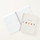 スマイル今日ノートブックとジャーナル ノートブック (内部)