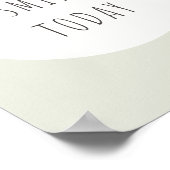 スマイル今日ポスターとプリント ポスター (角)