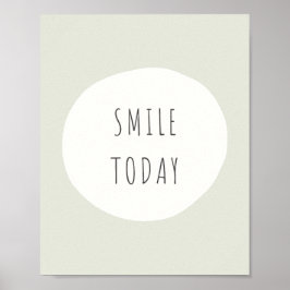 スマイル今日ポスターとプリント ポスター