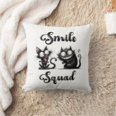 スマイル分隊おもしろいデザイン クッション (ブランケット)