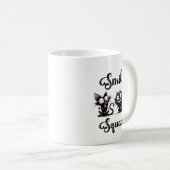 スマイル分隊おもしろいデザイン コーヒーマグカップ (正面右)