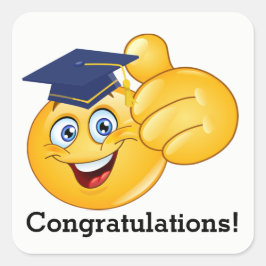 スマイル卒業シール スクエアシール