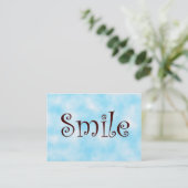 スマイル名刺 名刺 (スタンド正面)