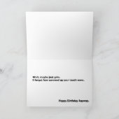 スマイル君の誕生日だ！ カード (内部)