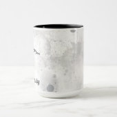 "スマイル大きく、笑い頻繁に、毎日を繰り返す"漫画 マグカップ (中央)