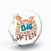 スマイル大笑い頻繁：喜び フォトブロック (左)