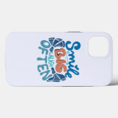 スマイル大笑い頻繁：心温まるメッセージ Case-Mate iPhoneケース (裏面 (横))