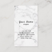 スマイル女性健康ホワイトティースデンタルビジネスCa 名刺 (裏面)