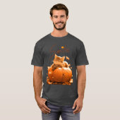 スマイル子猫ハロウィンフレンズ Tシャツ (正面フル)
