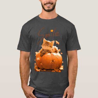 スマイル子猫ハロウィンフレンズ Tシャツ