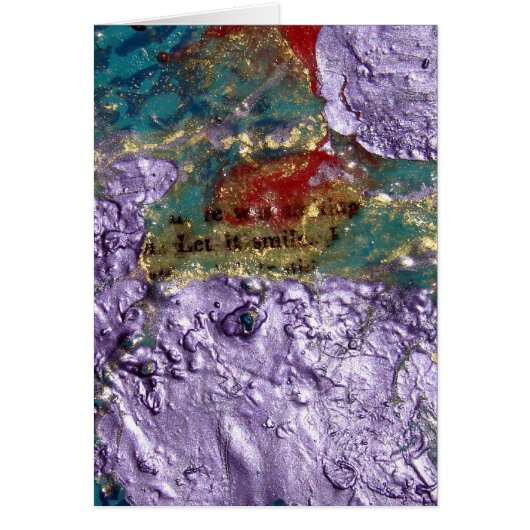 スマイル抽象芸術混合メディアコラージュ (正面)