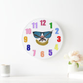 スマイル時計 ラージ壁時計 (ホーム)