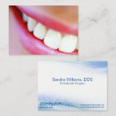 スマイル歯科医の名刺 名刺 (正面/裏面)