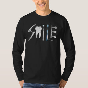 スマイル歯科医歯科グラフィック Tシャツ