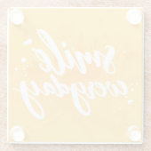 スマイル毎日 ガラスコースター (裏面)