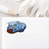 スマイル猫微笑み返し住所 シール (インサイチュ)