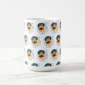 スマイル猿の顔 コーヒーマグカップ (中央)