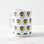 スマイル猿の顔 コーヒーマグカップ (正面左)