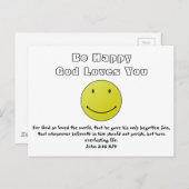 スマイル神があなたを愛しているから ポストカード (正面/裏面)