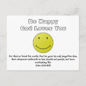 スマイル神があなたを愛しているから ポストカード (正面)