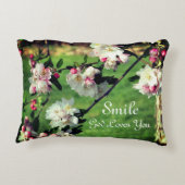 スマイル神があなたを愛す感動的 アクセントクッション (裏面)