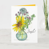 スマイル神は愛あなた宗教勇気付けられる カード (正面)