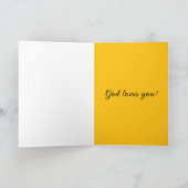 スマイル神は愛あなた宗教勇気付けられる カード (内部)