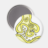 スマイル神経伝達物質 マグネット (正面/裏面)