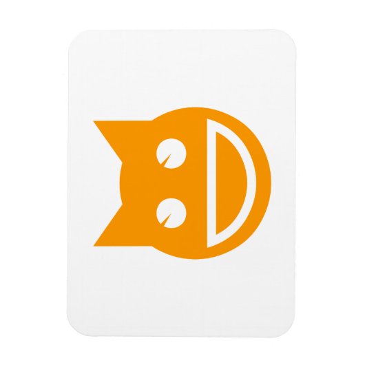 スマイル絵文字猫 マグネット (縦)