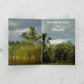 スマイル考えのユー恋しく思カード カード (内部)