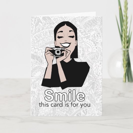 スマイル考えるは君の サンキューカード (正面)