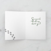 スマイル考える、君の、ブルドッグ カード (内部)