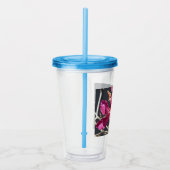 スマイル花 アクリルタンブラー (右)