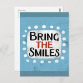 スマイル葉書を持って来る ポストカード (正面/裏面)