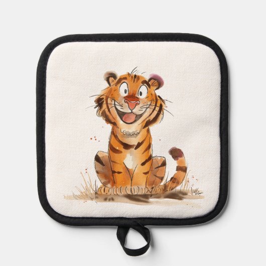 スマイル虎 鍋敷き (正面)