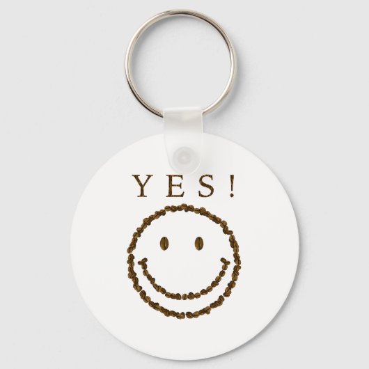 スマイル豆 キーホルダー (正面)