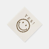 スマイル豆 スタンダードカクテルナプキン (角)