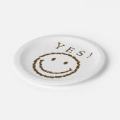スマイル豆 ペーパープレート (アングル)