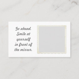 スマイル鏡名刺へのアクセス許可 名刺