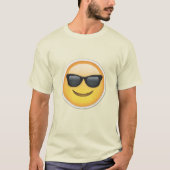 スマイル顔サングラス Tシャツ (正面)