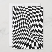 スマイル顔ワンハッピードダドボーイワンバースデー 招待状 (裏面)