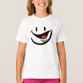 スマイル顔女子の基本Tシャツ Tシャツ (正面)