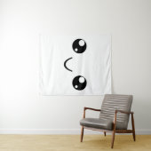 スマイル顔 タペストリー (インサイチュ(横))