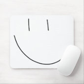 スマイル顔 マウスパッド (マウス)