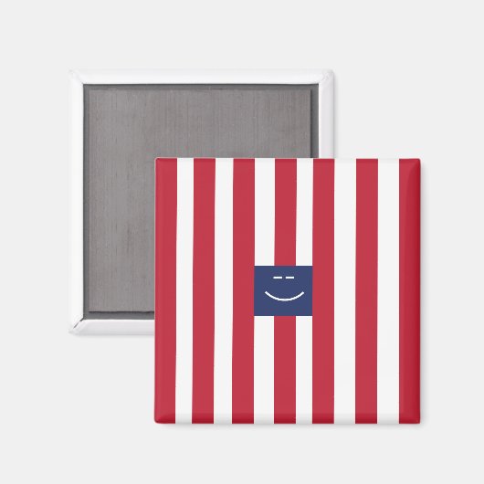 スマイル顔 マグネット (正面/裏面)