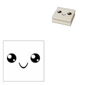 スマイル顔 ラバースタンプ (押印)