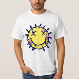 スマイル182ロゴ - 明るいスマイル ハッピー Tシャツ