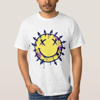 スマイル182ロゴ - 明るいスマイル ハッピー Tシャツ